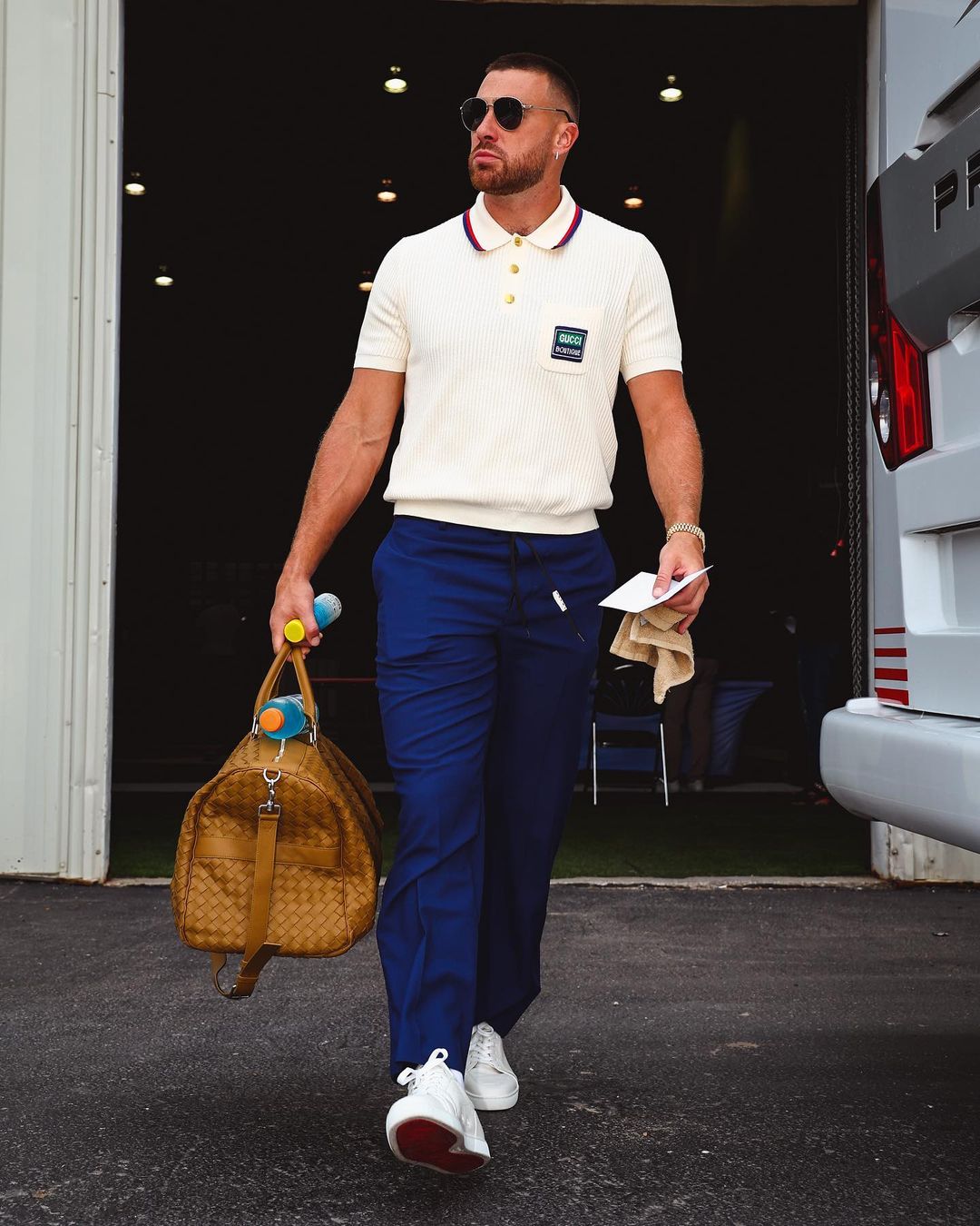 travis-kelce-gucci-polo - NeverFlop